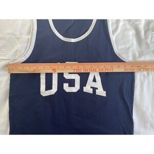 Polo Ralph Lauren USA Flag Tank Top Blue White Size Medium 4th of July Team USA
